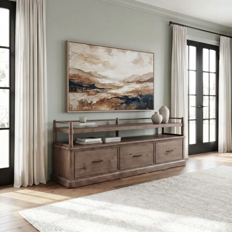 Hickory Grove 82 Inch TV Console
