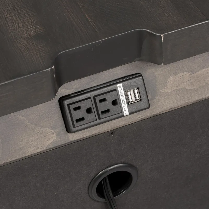 Harvest Home King California Panel Bed, Dresser & Mirror, Chest, Night Stand