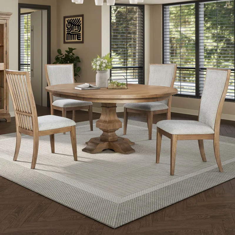 Haven Hills Opt 5 Piece Pedestal Table Set