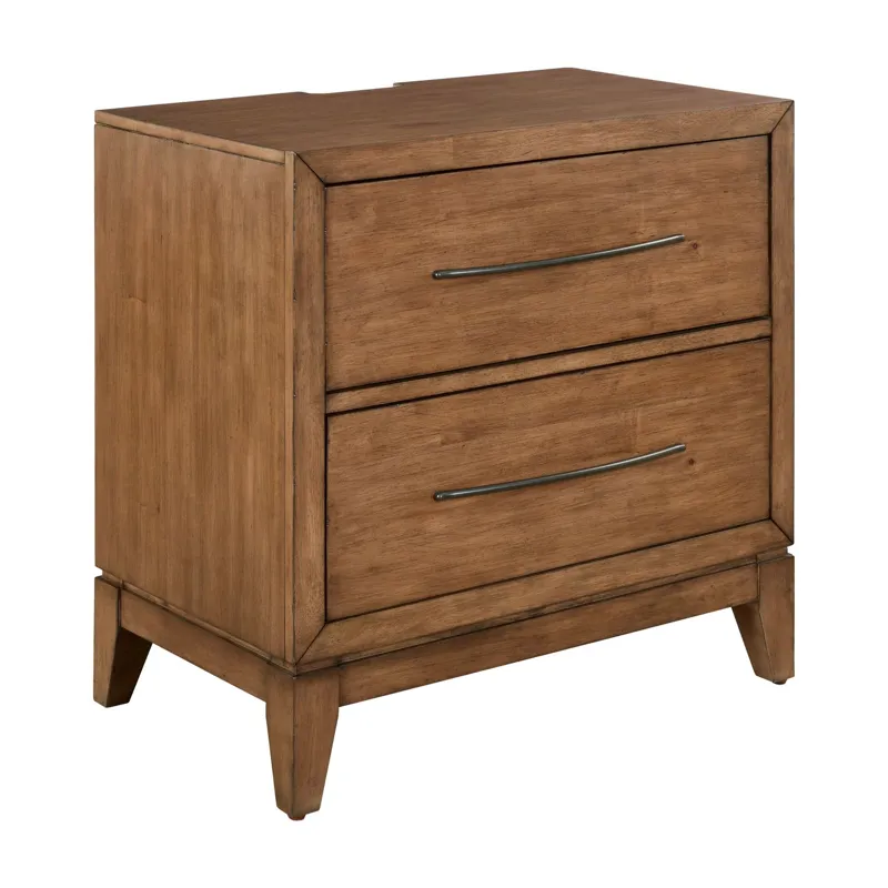 Shaker Lakes Nightstand w/ Charging Station
