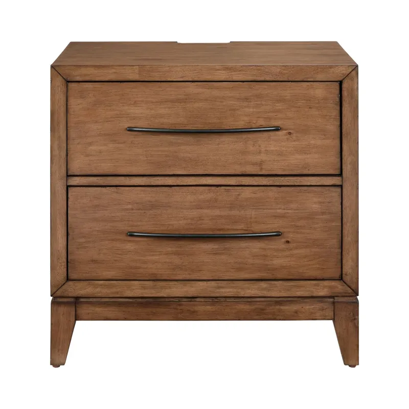 Shaker Lakes Nightstand w/ Charging Station