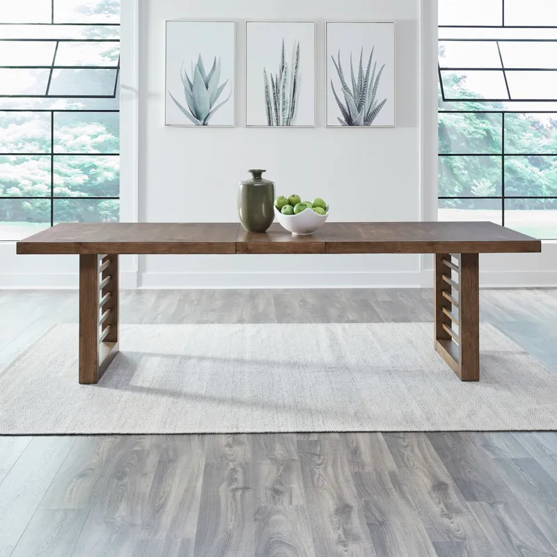 Shaker Lakes Double Pedestal Table Set