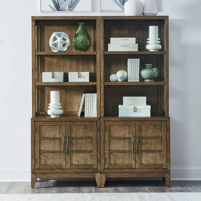 Shaker Lakes 2 Piece Bunching Bookcase