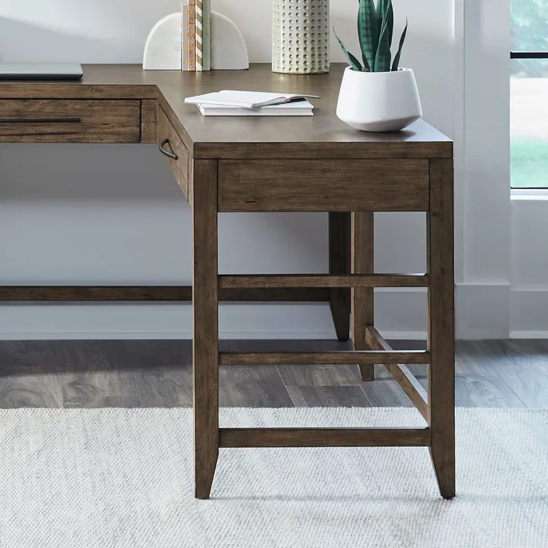 Shaker Lakes L Writing Desk Right Return