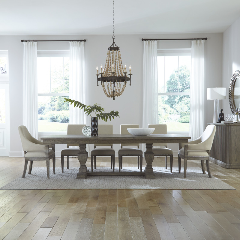 Westfield 7 Piece Trestle Table Set 944CD7TRS by Liberty Furniture at