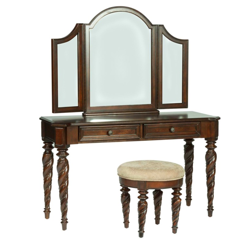 Arbor Place 3 Piece Vanity Set 575BRVN by Liberty Furniture at