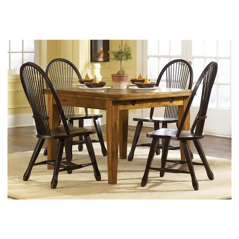 Treasures 5 Piece Retractable Table Set