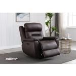 Power Recliner w/ Power Headrest - Mustang Chocolate