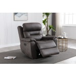 Power Recliner w/ Power Headrest - Mustang Charcoal