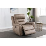 Power Recliner w/ Power Headrest - Mustang Palamino