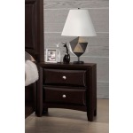2 Drawer Nightstand - Walnut