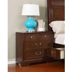 3 Drawer Nightstand - Dark Cherry
