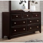 7 Drawer Dresser - Walnut