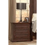 3 Drawer Nightstand - Tobacco