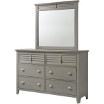 6 Drawer Dresser - Grey