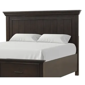Queen Headboard, Dark Brown