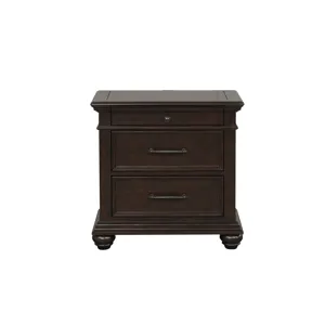 Nightstand, Dark Brown