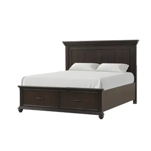 Queen Headboard, Dark Brown