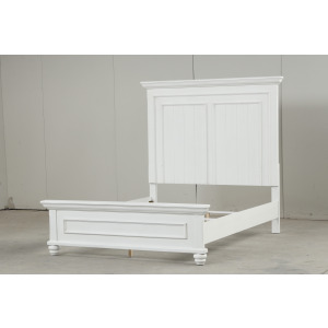 COLONIAL WHITE TWIN BED