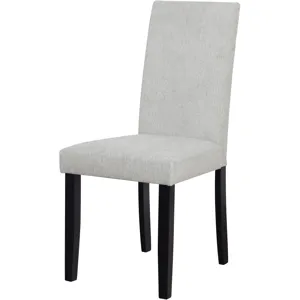 Square Dining Table &amp; 4 Side Chairs - Black