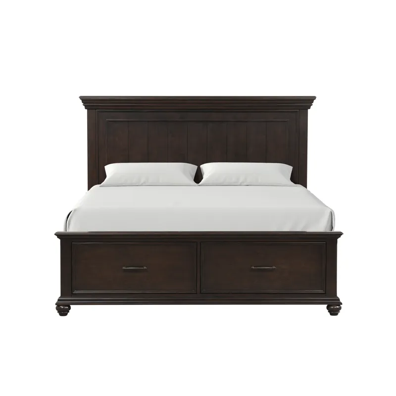 Queen Headboard, Dark Brown