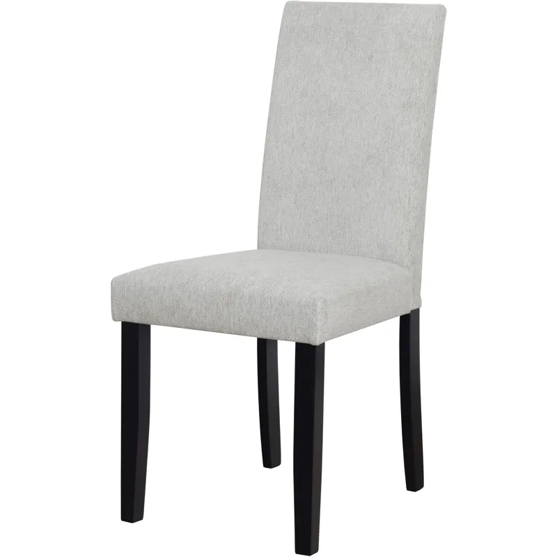Square Dining Table &amp; 4 Side Chairs - Black