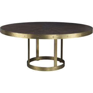72" Grant Table - Brass