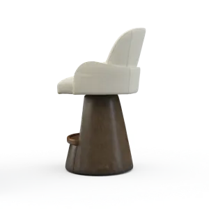 Leather Arm Bar Stool