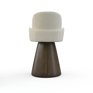 Leather Arm Bar Stool