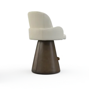 Leather Arm Bar Stool