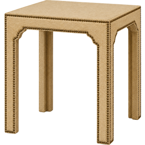 Fully Upholstered Side Table