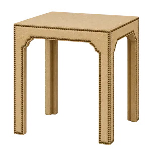 Fully Upholstered Side Table