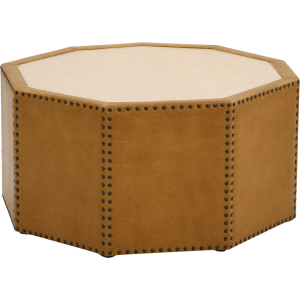 Leather Ottoman