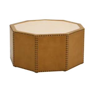 Leather Ottoman