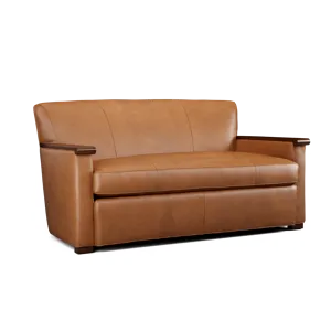 Leather Loveseat