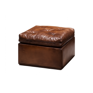 Leather Ottoman