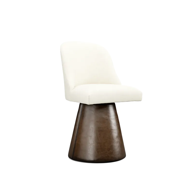 Leather Armless Counter Stool