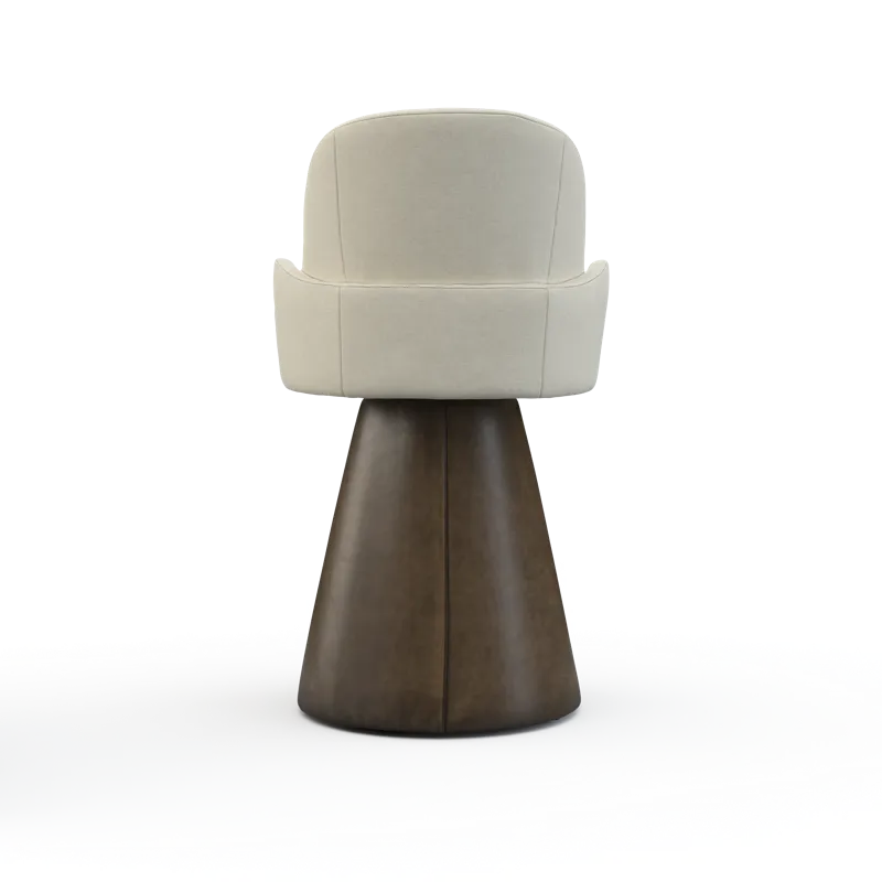 Leather Arm Bar Stool