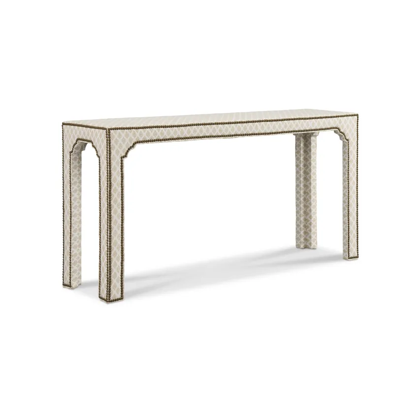 Fully Upholstered Console Table