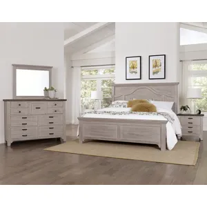 Bungalow-Dover Grey Two Tone Mantel Headboard