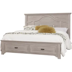 Bungalow-Dover Grey Two Tone Mantel Headboard