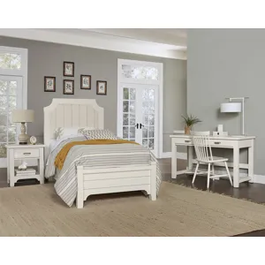 Bungalow Twin Upholstered Headboard -Lattice