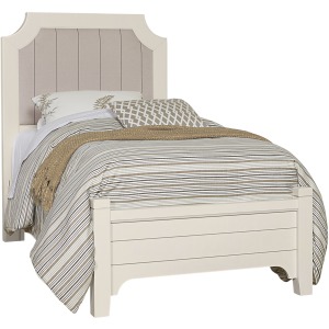Bungalow Twin Upholstered Headboard -Lattice