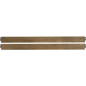 Crafted Oak-Natural Ben's Wood Rails - California King