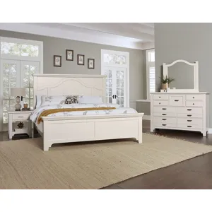 Bungalow King Mantel Bed -Lattice