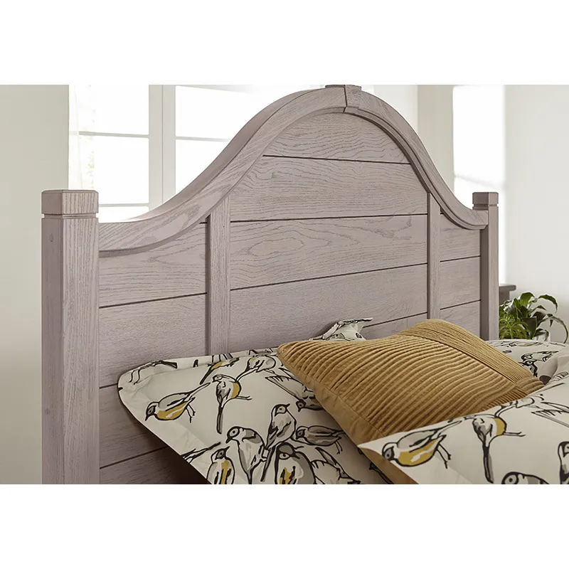Bungalow Queen Arched bed w/Low Footboard