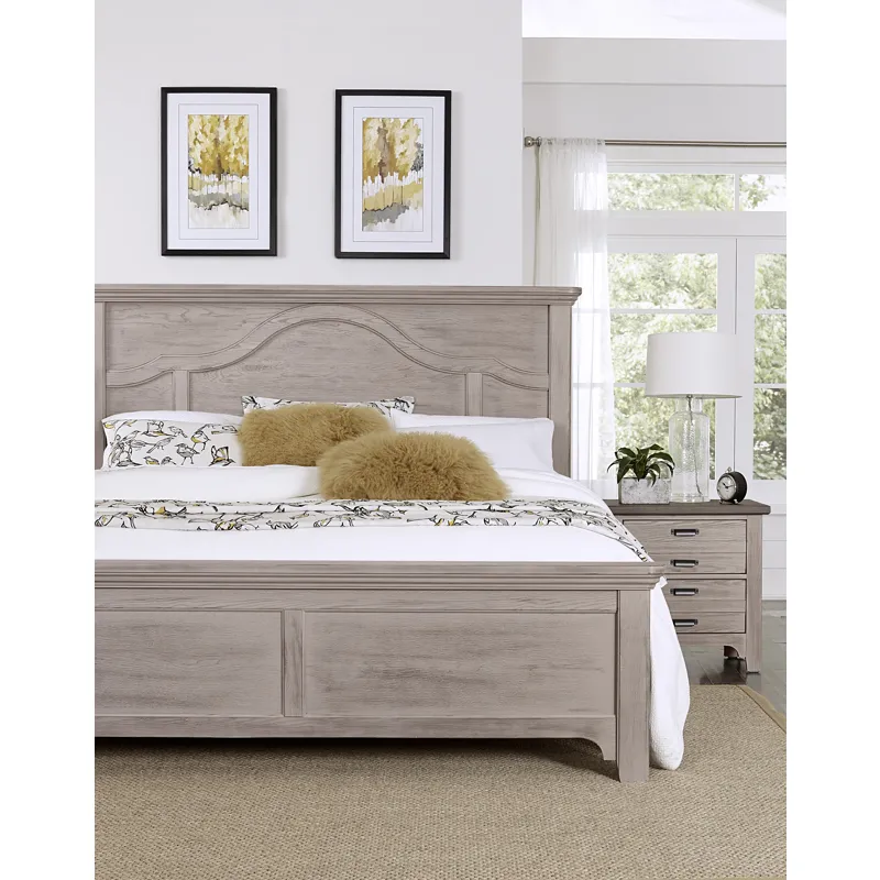 Bungalow-Dover Grey Two Tone Mantel Headboard