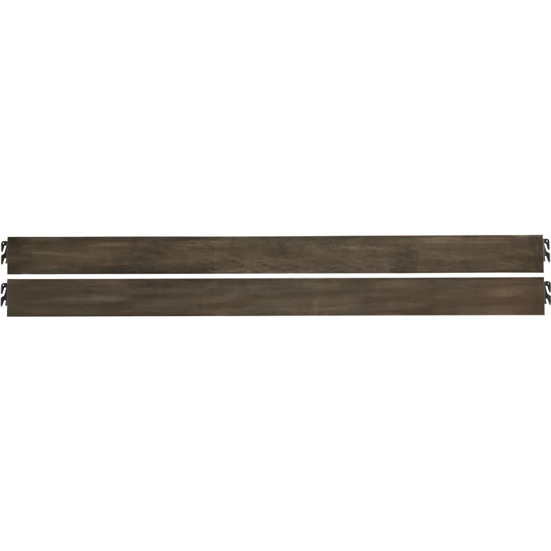 Crafted Oak-Aged Grey Ben's Wood Rails & - Queen/King