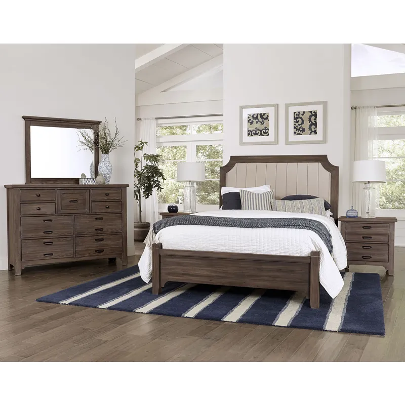 Bungalow Queen Upholstered Bed - Folkstone