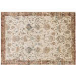 AF-04 ANT IVORY / RUST (7'10" X 7'10" Round)